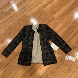 Handmade Papell Boutique  100% Pure Silk Jacket/Cardigan beaded sequins beads